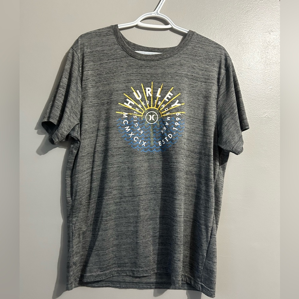 Hurley Gray Graphic Men's T-Shirt